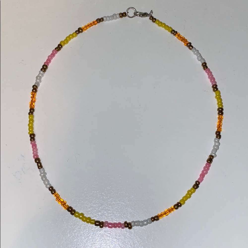 glass bead necklace
